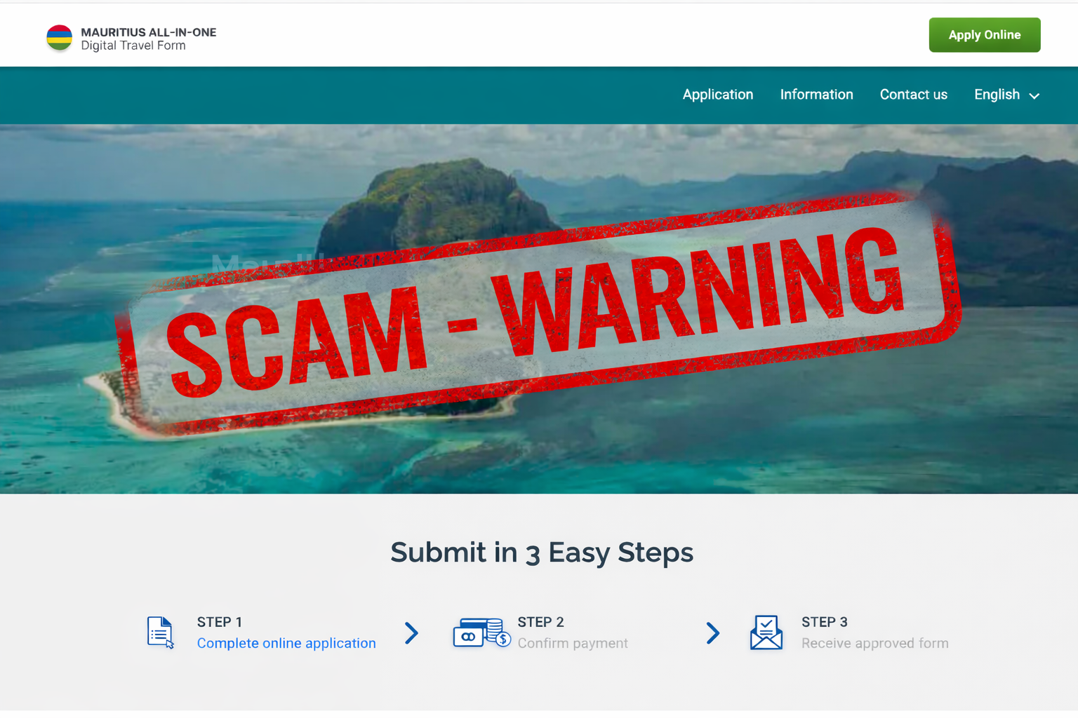 Scam Warning